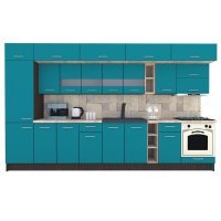 Bucatarie BIGMAR 370 B Wenge / Decor 0245